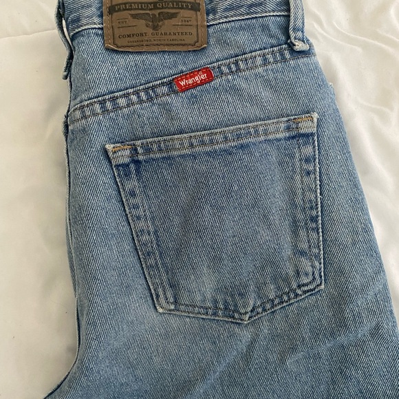 Wrangler Vintage Jeans High Waisted Blue Denim - Picture 2 of 7